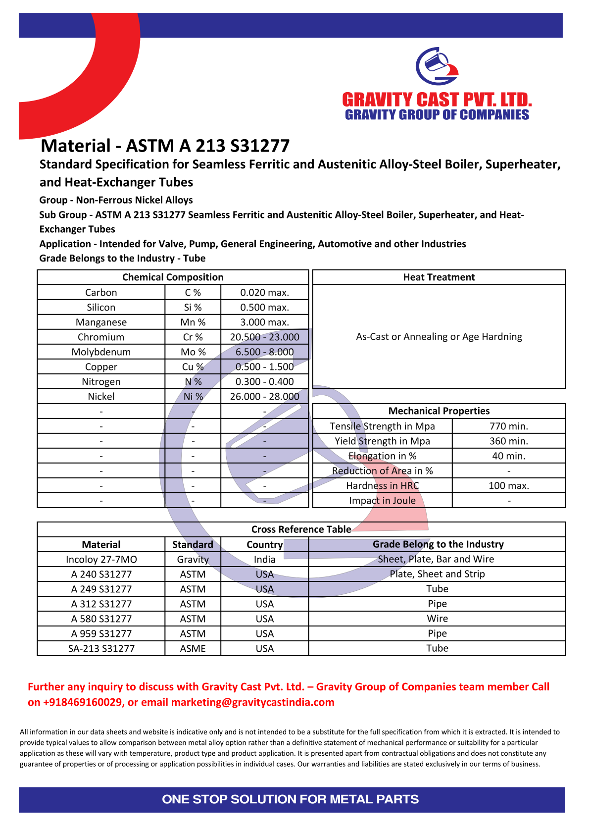 ASTM A 213 S31277.pdf